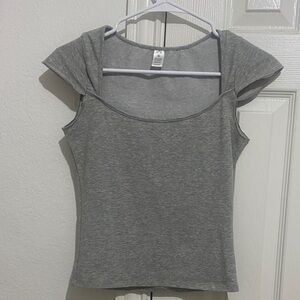 Gray Women's Top